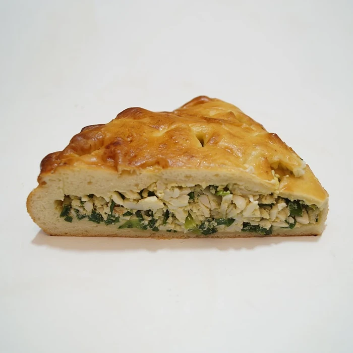 Пирог яйцо с луком